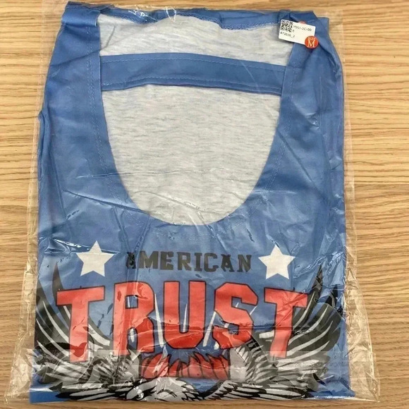 💥🆕American Trust Star Eagle Hollow Out Tank M 🆕 - Picture 5 of 5